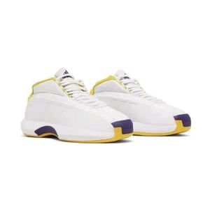 Adidas Crazy 1 Lakers Kobe Briant Basketball Shoes Sneakers Size 10